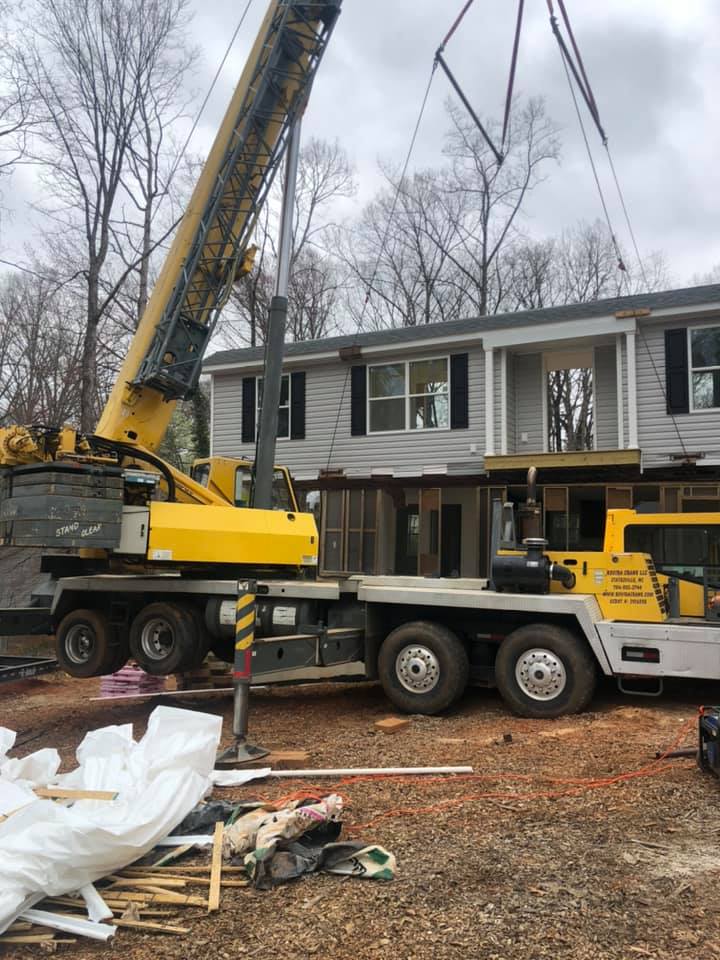 Modular home crane company in North Carolina