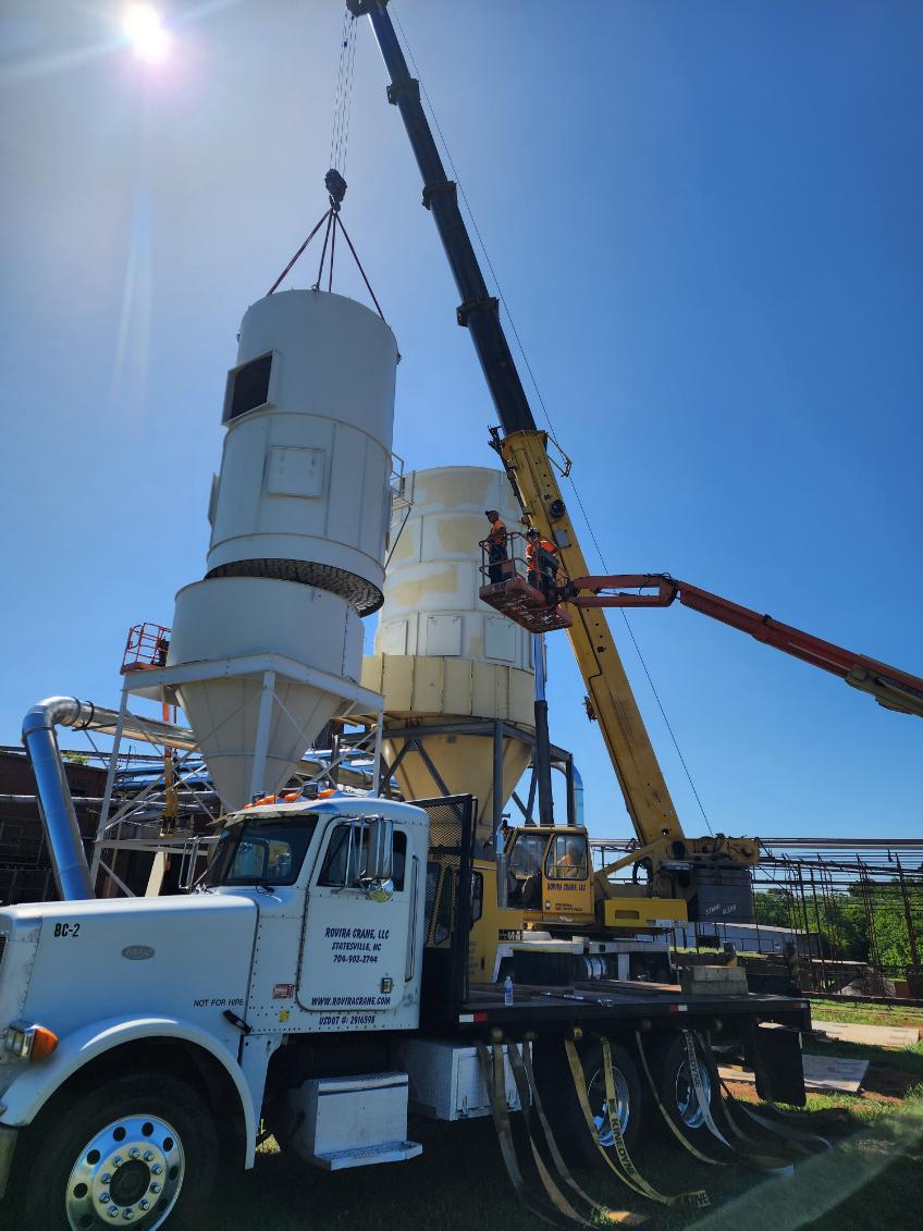 Crane service contact North Carolina for commercial lifting