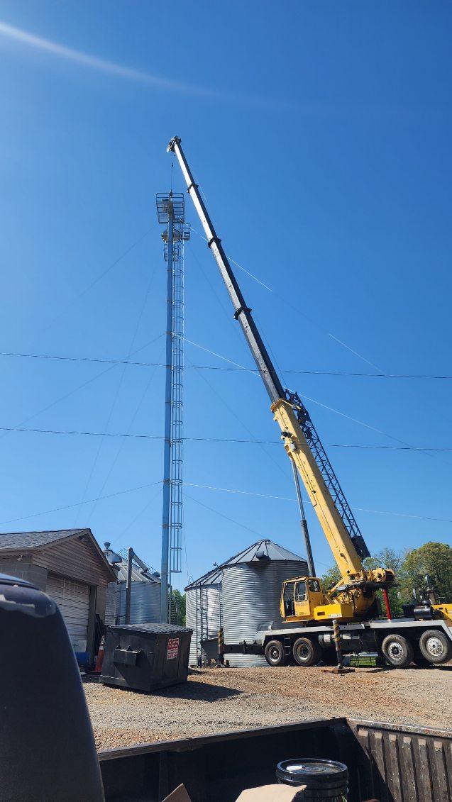 Tower crane project in North Carolina